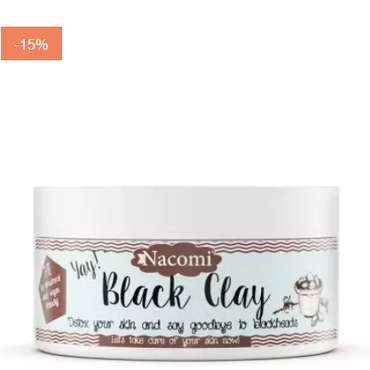 Nacomi -  Nacomi Naturalna glinka czarna, 90 g 